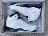 Authentic Air Jordan 5 Retro Grape