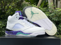 Authentic Air Jordan 5 Retro Grape