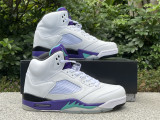 Authentic Air Jordan 5 Retro Grape