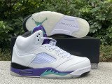 Authentic Air Jordan 5 Retro Grape