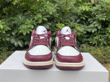 Authentic Air Jordan 1 Low GS Purple Red/White