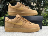 Authentic Nike Air Force 1 Flax/Gum Light Brown