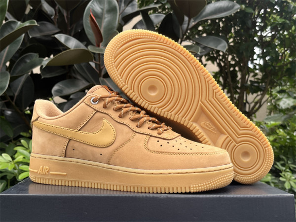 Authentic Nike Air Force 1 Flax/Gum Light Brown