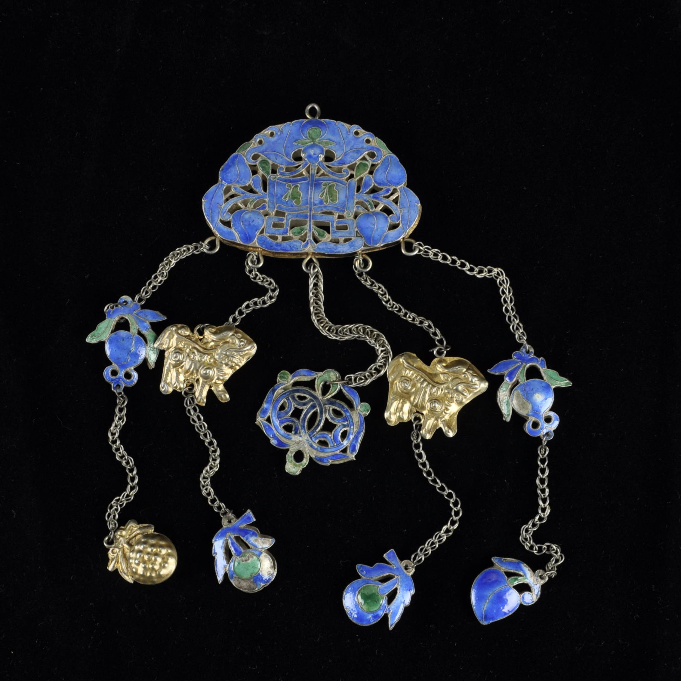 Traditional Chinese Jewelry: Beijing Enamel Headdress