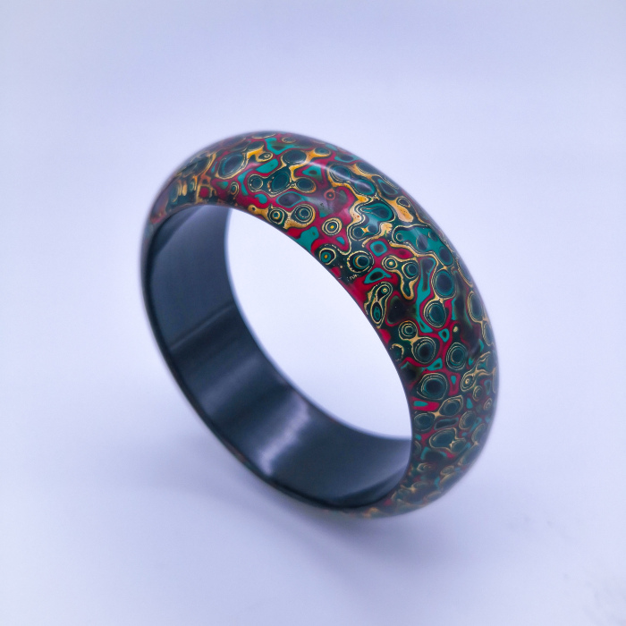 Pingyao Lacquer Bracelet - Colorful Life
