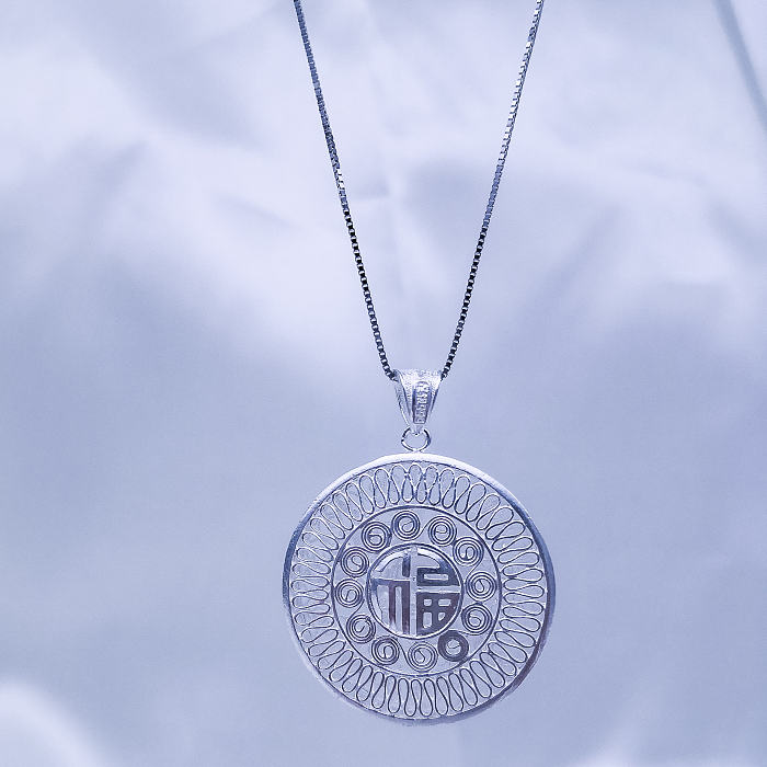 Filigree Necklace - Sky Collection - Lucky Sun Drum