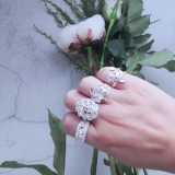 Flowers - Miao Silver Filigree Ring