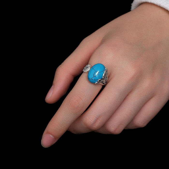 Ms Turquoise/Magnesite Ring