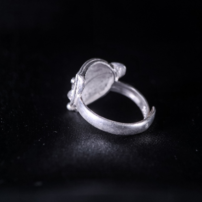 Fox -Miao Silver Filigree Ring