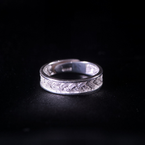  Wheat - Miao Silver Filigree Ring