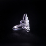 Butterfly- Miao Silver Filigree Ring 