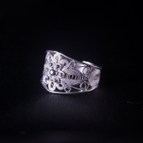  Sun Flower - Miao Silver Filigree Ring