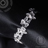 Butterflies - Miao Silver Filigree Bracelet