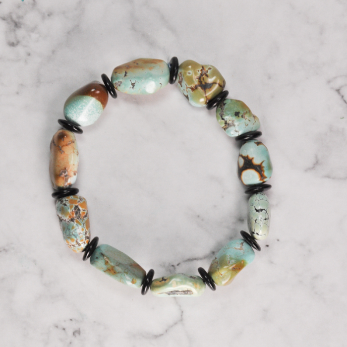 Earth Painting - Turquoise Handmade Bracelet