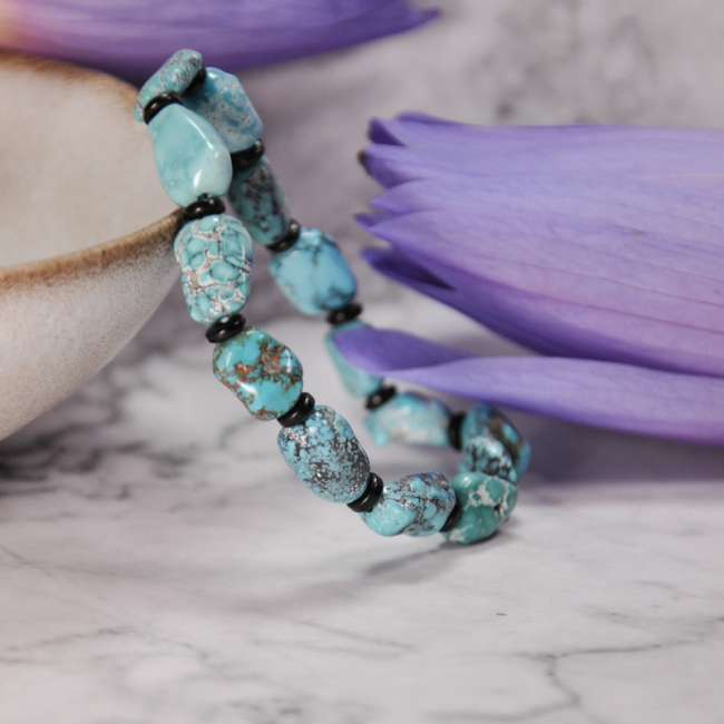 Sky Painting- Turquoise Handmade  Bracelet