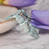 Gental Blue - Turquoise Handmade Tibetan Bracelet