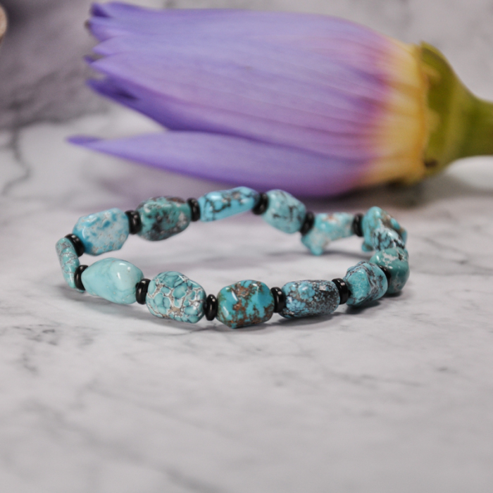Sky Painting- Turquoise Handmade  Bracelet