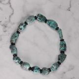 Night Sky - Turquoise Handmade Tibetan Bracelet