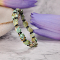 Spring Green - Turquoise Handmade Tibetan Bracelet