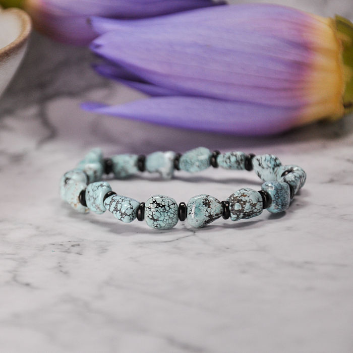 Growth - Turquoise Handmade Tibetan Bracelet