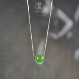 Lucky Ball - Chinese Green Jade Necklace -  Online Shop | LIGHT STONE