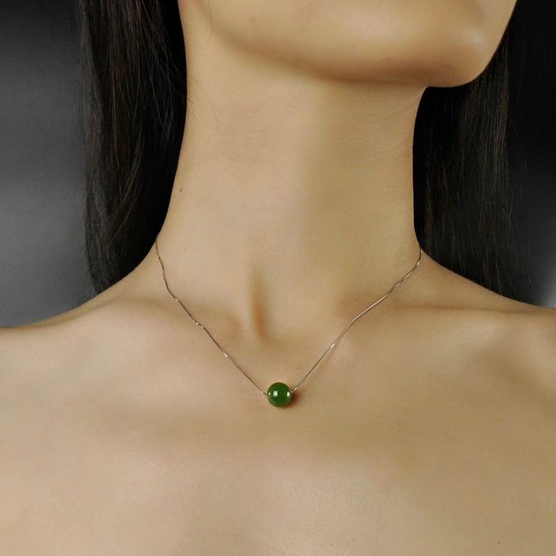 Jade ball clearance necklace