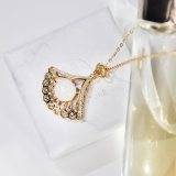 Baroque Fan - Chinese Silver Hetian Jade Necklace - Handmade - Online Shop | LIGHT STONE