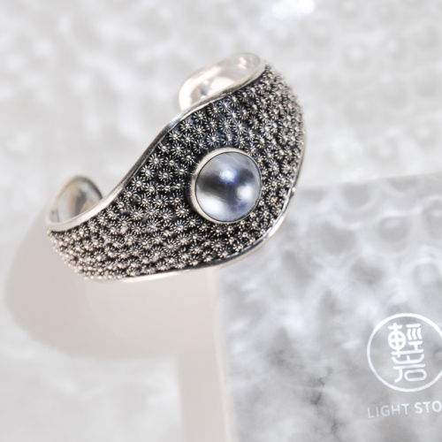 Flower Land - Handmade Silver Bracelet