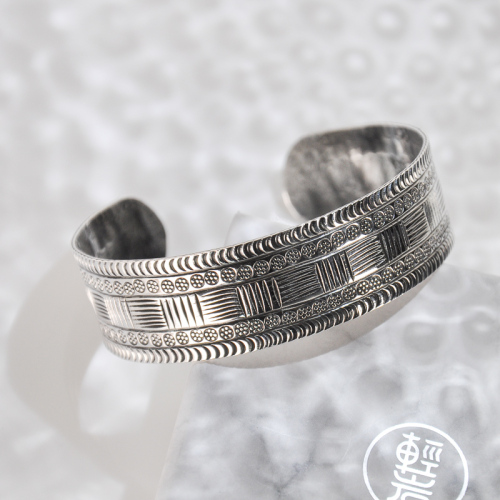 Flower Belt - Handmade Silver Bracelet