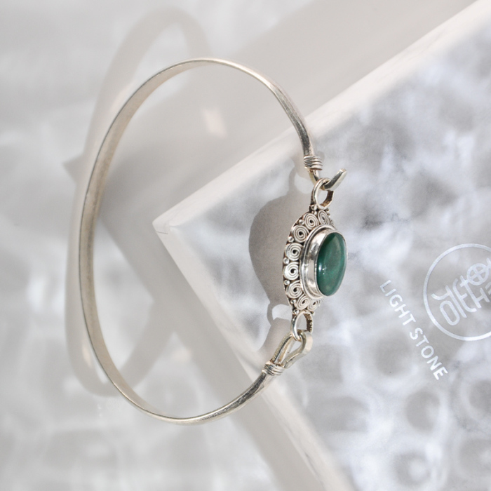 Chinese Handmade Jewelry- Online Shop-Turquoise Tibetan Silver Bracelet| LIGHT STONE
