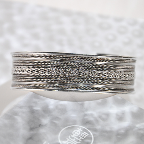 Wheat - Tibetan Handmade Silver Bracelet