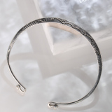 Wind Blows- Yunnan Fine Silver Bracelet - Sky Collection