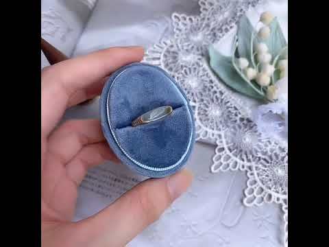 Grape - Elegant Prehnite 925 Silver Ring