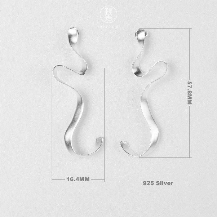Fly - 925 Silver Earrings
