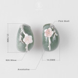 Online Earrings Shop - Plum blossom - 925 Silver - Special Gift | Light Stone