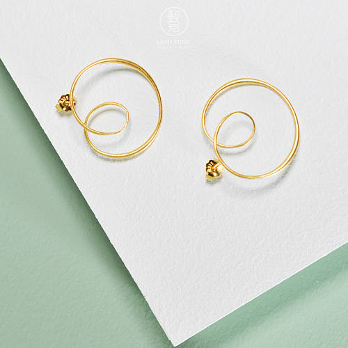 Circle - Simple 925 Silver Ear Stud