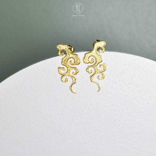 Lucky Clouds  - 925 Sterling Silver Earrings