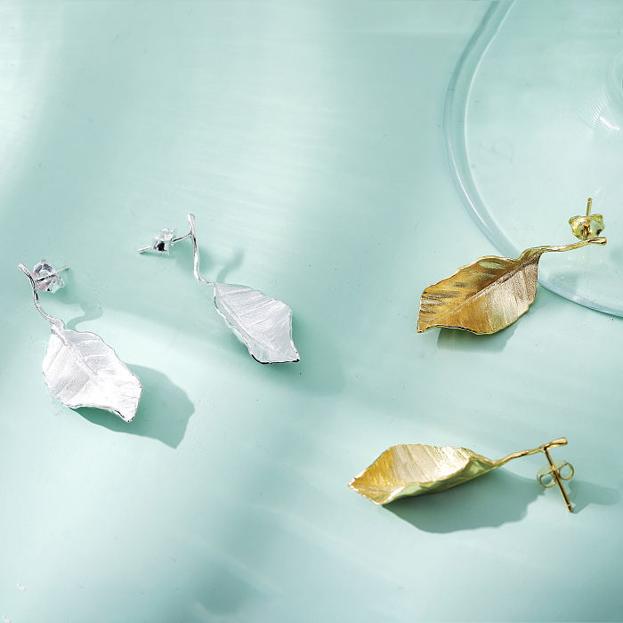 Leaves' World -  Sterling Silver Earrings