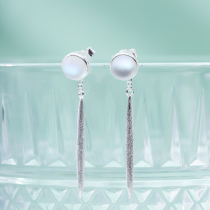 Glaze - Drop- Sterling Silver Earrings