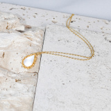 Golden-and-Silver Honeysuckle - Silk Road - Sterling Silver Necklace