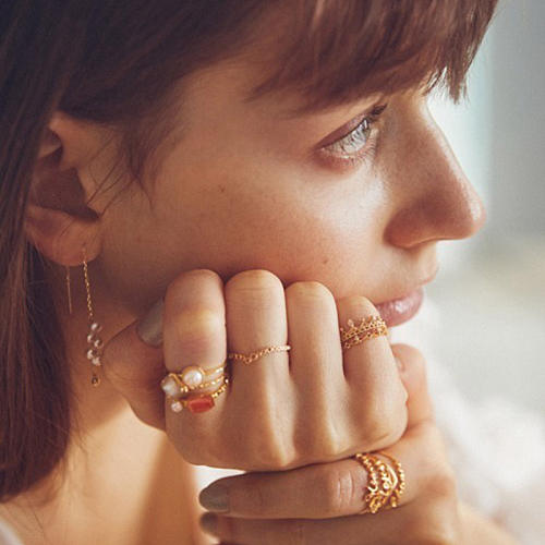 Ocean - Pearl - 925 Silver Ring