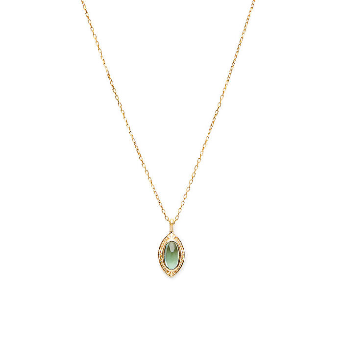 Green Fairy - Peridot - 925 Silver Necklace