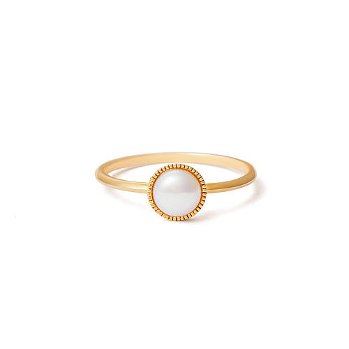 Ocean - Pearl - 925 Silver Ring