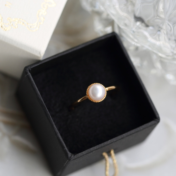 Ocean - Pearl - 925 Silver Ring