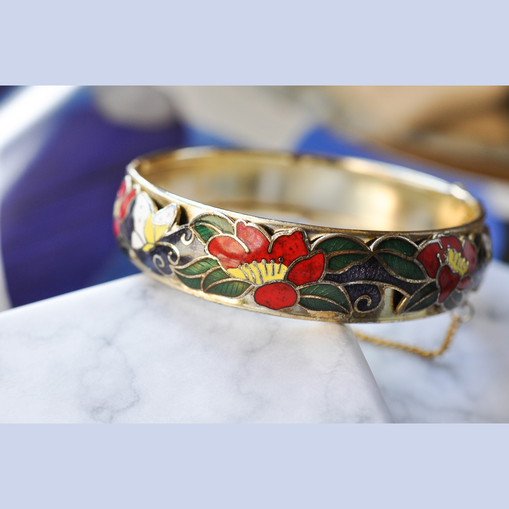 Chinese hot sale cloisonne bracelet