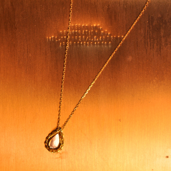 Golden-and-Silver Honeysuckle - Silk Road - Sterling Silver Necklace