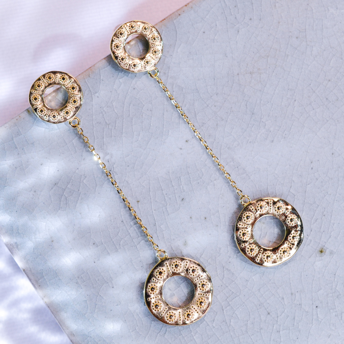 Sunrise - Silk Road - Sterling Silver Earrings