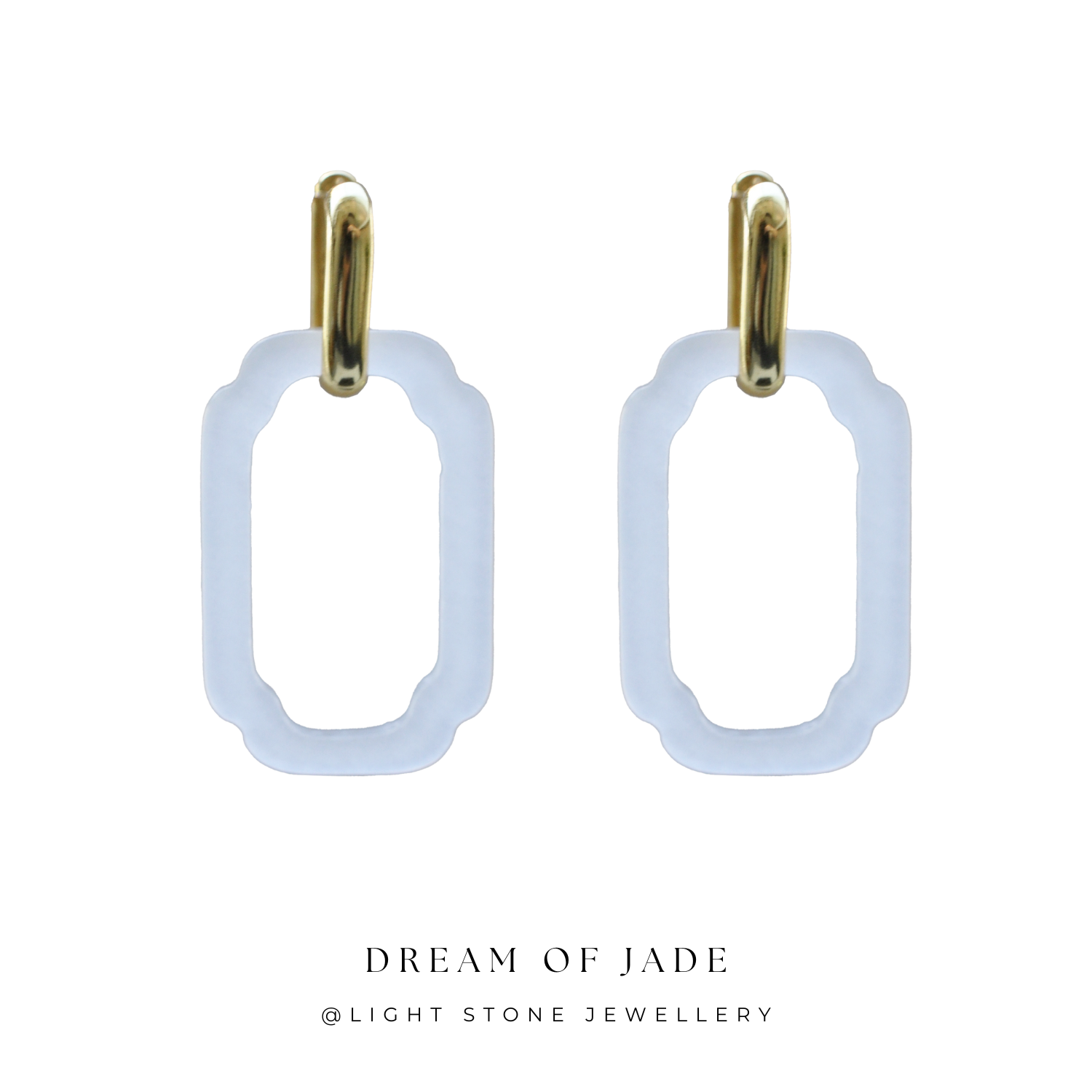 Light Stone's Dream of Jade Series - Jinsi Jade Earrings