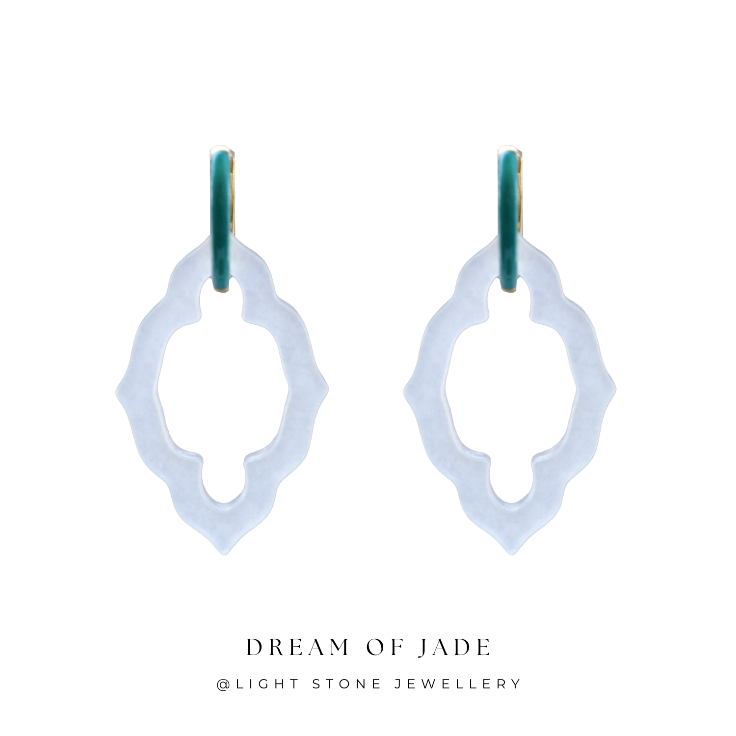 Light Stone's Dream of Jade Series - Jinsi Jade Earrings