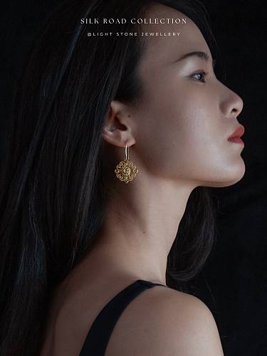 Silk Road Lucky Knot Earrings